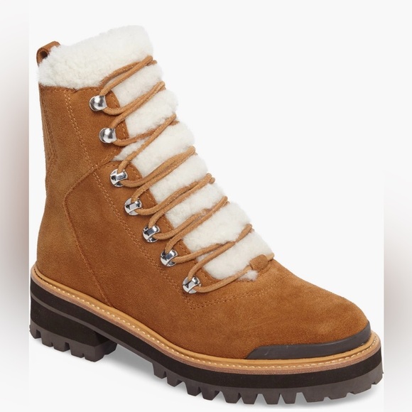 Marc Fisher Izzie Genuine Shearling Lug Sole Boot - Picture 11 of 11